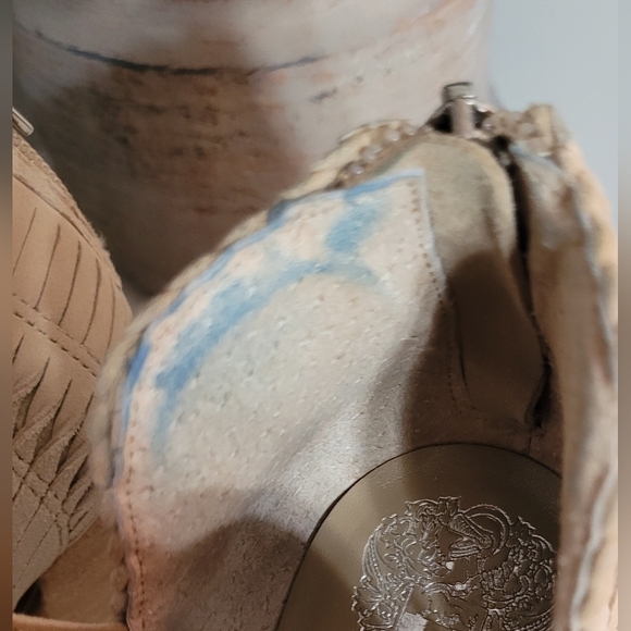 Vince Camuto Pointed Toe Tan Leather Boots 8M - Picture 7 of 7